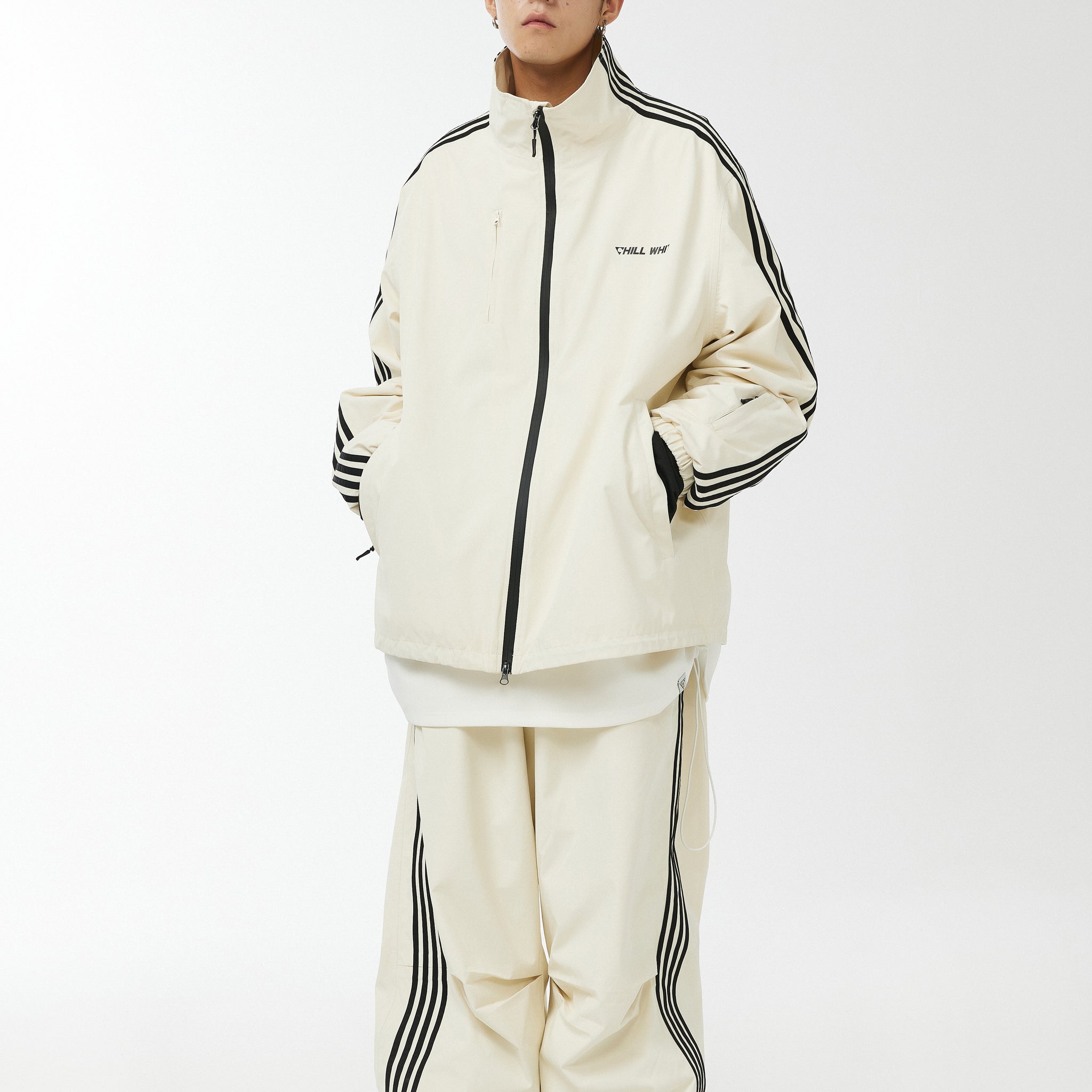 CHILLWHITE Baggy Trainer Style Suit - Beige