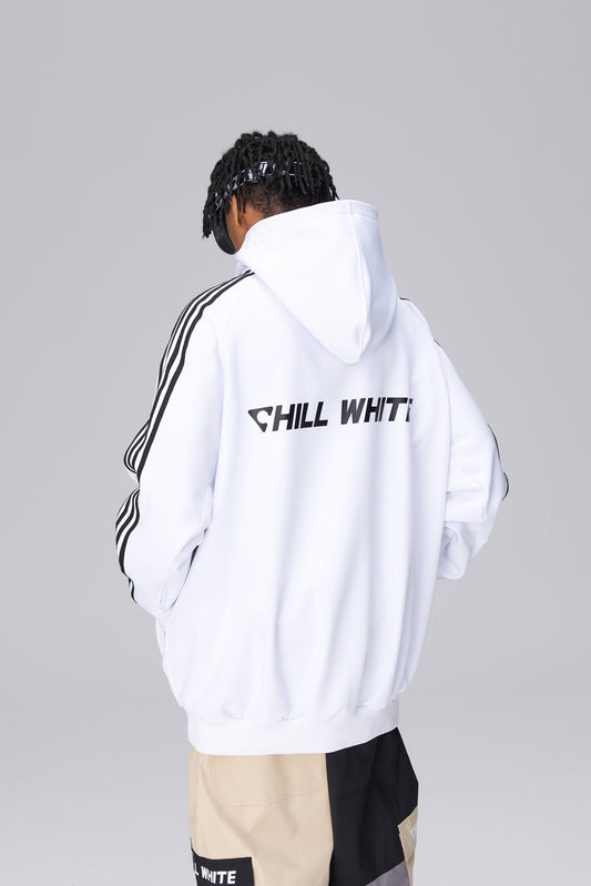 CHILLWHITE Stripe Hoodie - Cool White