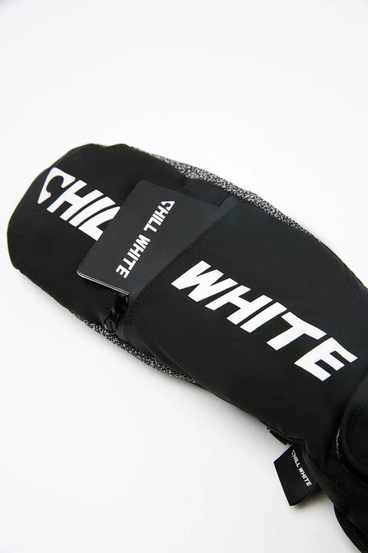 CHILLWHITE Gloves With Full Kevlar Tech - Black / White
