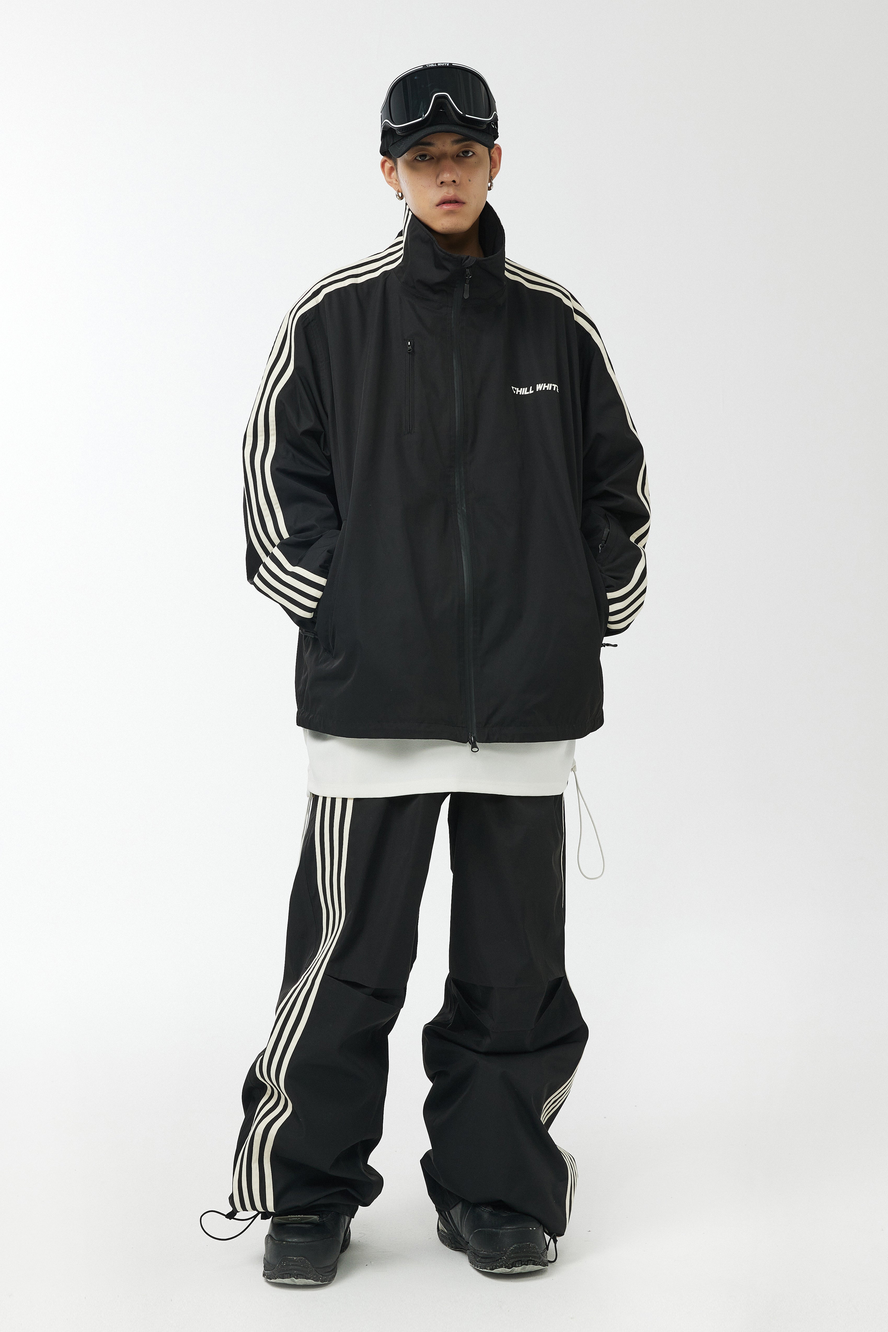 CTHY TECHWOOL BAGGY SARROUEL SLACKS 黒 1 CTHY TECHWOOL BAGGY SARROUEL SLACKS 黒 1