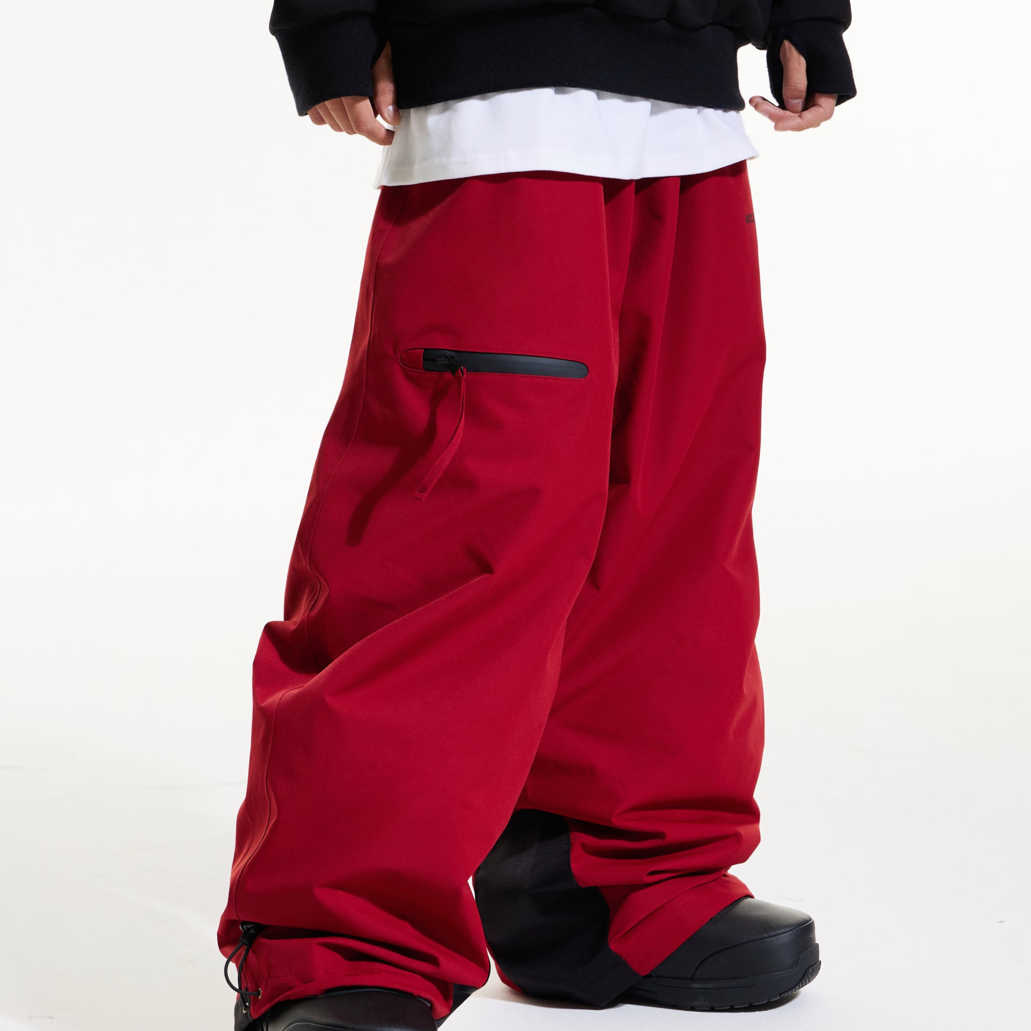 MOLOCOSTER Insulated Shell Snow Pants - Red Wine