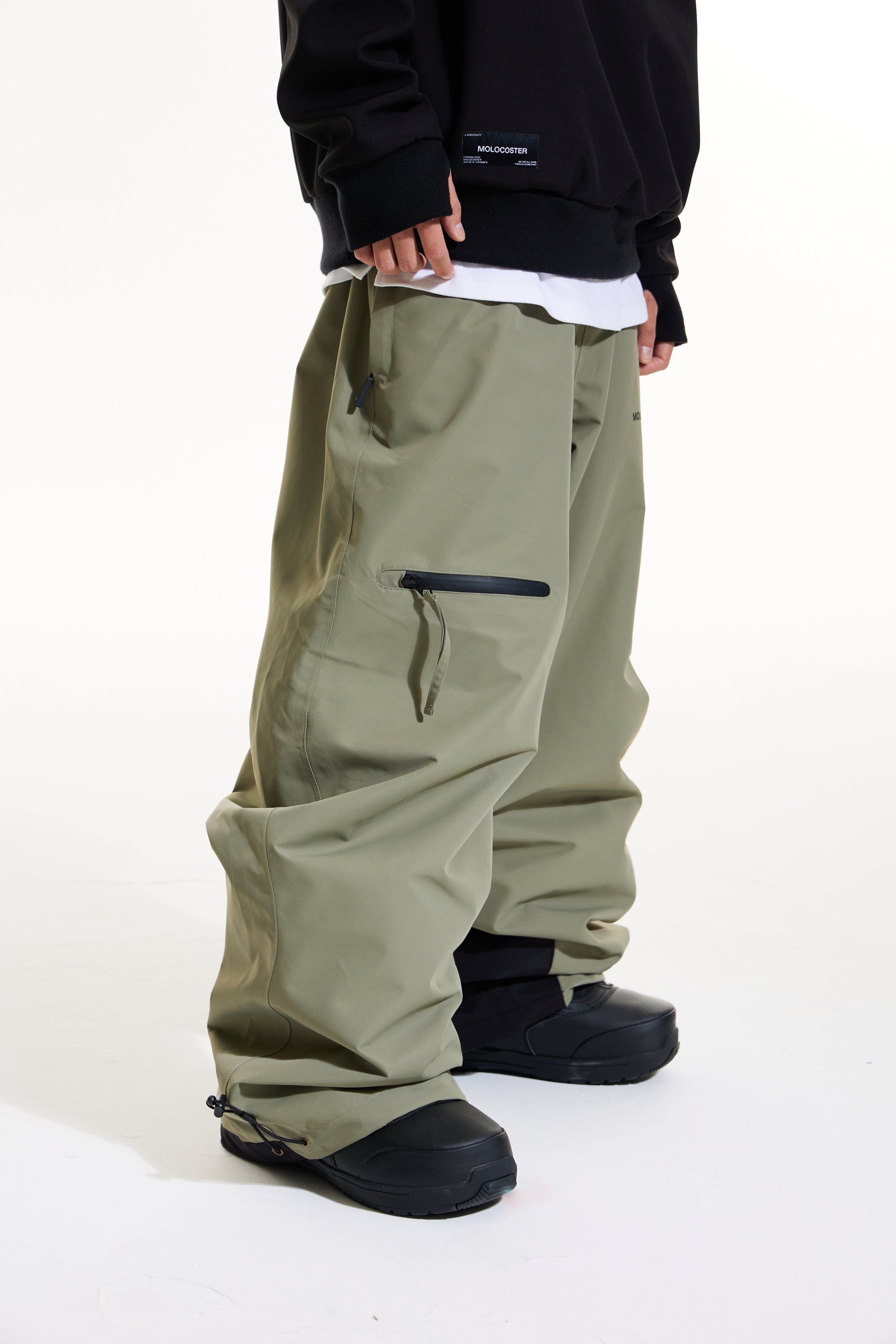 Shell Snow Ground MOLOCOSTER Insulated Shell Snow Pants - Olive