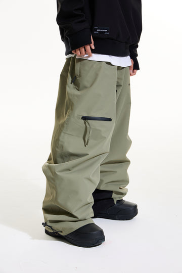 MOLOCOSTER Insulated Shell Snow Pants - Olive