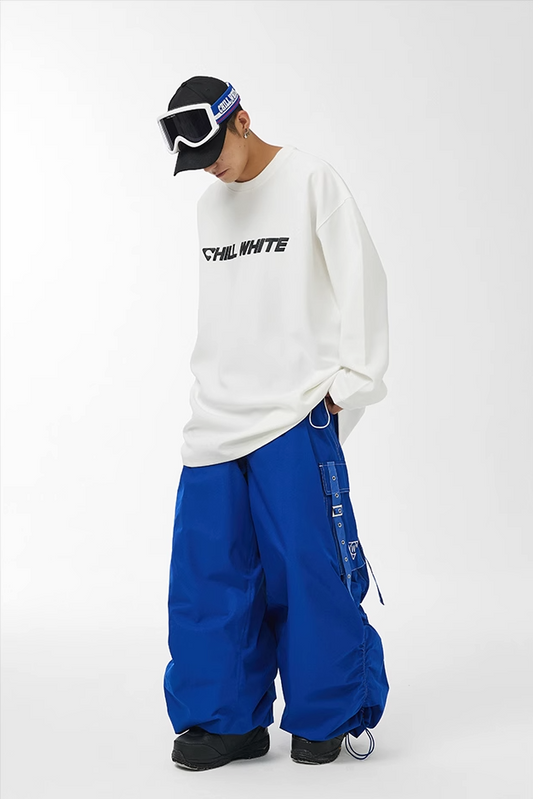 CHILLWHITE Baggy Freestyle Snow Pants - Blue