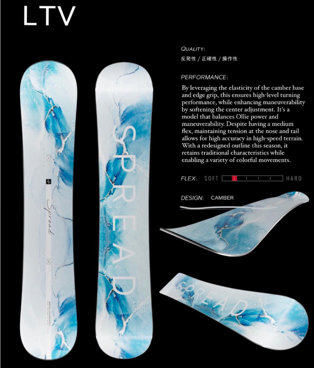 SPREAD Women LTV 2425 Snowboard
