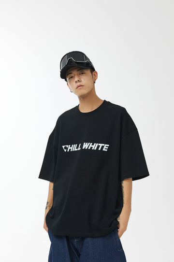 CHILLWHITE Basic T-Shirt - Black